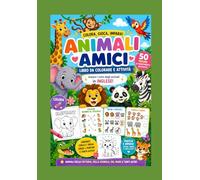 libro da colorare: un mondo di animali carini da colorare