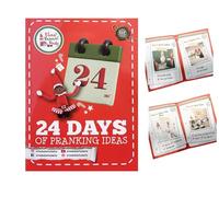 Libro de 24 días de elfo travieso lleno de pistas e ideas accesorios, accesorios de Navidad, caza de diciembre