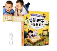 Libro De Actividades De Aprendizaje Preescolar - Papel Tumbado 19,6x26,6 Cm | Libros De Aprendizaje De Personajes Chinos Para Los | Libros De Aprendizaje DEe Inglés De Matemáticas E
