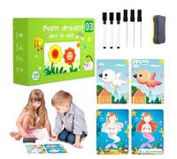 Libro de actividades de control de lápiz, libro de control preescolar, libro de trabajo educativo reutilizable para entrenamiento de control, libro de pintura para niños y niñas