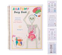 Libro de Actividades Montessori para Niños, Libro de Actividades de Anatomía Humana mi Libro Actividades para Niños en Edad Preescolar para Actividades de Aprendizaje de Jardín de Infantes
