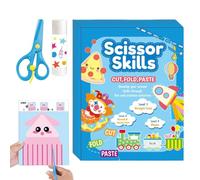 Libro De Actividades Preescolar Para Habilidades Con Tijeras Manualidades