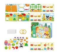 Libro De Actividades Preescolares - Juego De Aprendizaje Cognitivo - Juguetes Educativos Para Aprendizaje | Para Tiempo De Juego En Interiores, Niños De 1 A 5 Años, Familia, Entretenimiento En El Hoga