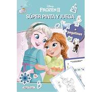 Libro de Actividades y Colorear Ángel Europa, colecciones Disney - 32 Páginas + 2 Págs Stickers - Formato A4 Premium (Papel 90g) - 10 Modelos a Elegir (Frozen 2)