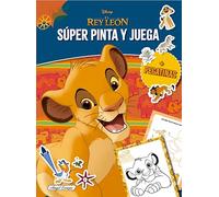 Libro de Actividades y Colorear Ángel Europa, colecciones Disney - 32 Páginas + 2 Págs Stickers - Formato A4 Premium (Papel 90g) - 10 Modelos a Elegir (El Rey León)