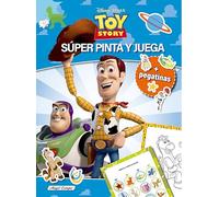 Libro de Actividades y Colorear Ángel Europa, colecciones Disney - 32 Páginas + 2 Págs Stickers - Formato A4 Premium (Papel 90g) - 10 Modelos a Elegir (Toy Story)