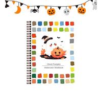 Libro de Acuarela para | Libro para colorear de viaje de Halloween | Juguete de Actividades Creativas Portátil para y Adolescentes para Uso en Interior Exterior Aula o Curso
