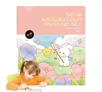Libro De Acuarela Para Niños,Cuaderno De Colorear Con Acuarelas Infantil | 24 Páginas Juguetes Educativos de Artes y Manualidades con Pincel, Kits de Manualidades para Niños y Niñas Regalos de Cumplea