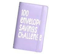 Libro de Ahorro con Sobres Reto 100 Días con Carpeta Sobres Recargable,