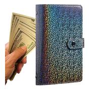 Libro de ahorro de dinero - 17,7×11×1,5 cm PU | Desafío de ahorro Bo-ok | Money Presupuesting Organizer Planner, Cash Saving Challenge Book - para hombres, jóvenes, adolescentes, niños y niñas