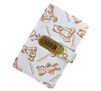 Libro de ahorro de dinero, fomenta la responsabilidad financiera, 17,7 x 11,2 cm, planificador de presupuesto con cerradura, libro de ahorro de efectivo, fácil de usar, para niños y adultos, White