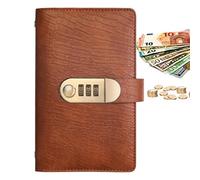 Libro de ahorro de dinero - Presupuesto Tracker Journal with Combination Lock | Objetivos financieros fáciles | Gestión de dinero para millennials | Desafíos de ahorro personal | Estrategias de