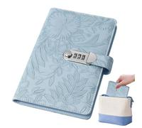 Libro de ahorros con cerradura | Carpeta de presupuesto de combinación de 3 dígitos, libro de desafío de ahorro de sobres con cerradura | para autónomos, familias, parejas, adultos, oficina en casa