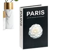 Libro de ahorros - Escondite de dinero secreto artificial portátil para joyas, objetos de valor, hogar, apartamento y almacenamiento de viaje, diseño de diccionario oculto