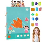 Libro de aprendizaje de geometría 3D con cordón, libro de aprendizaje de geometría 3D con diseño de cuerda trenzada para aprender fórmulas de volumen y superficie (modelo 12)
