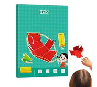 Libro De Aprendizaje De Geometría - Guía Interactiva De Cuerdas De Tirar, Cuaderno De Ejercicios Educativos Para Niños | Juego De Pensamiento Lógico Para Estudiantes En Edad Escolar, Niño De Edad