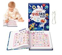 Libro De Aprendizaje Del Idioma Chino: Práctica De Matemáticas E Inglés, Libro Electrónico Hablante, Actividad Preescolar | Juguete Educativo De Aprendizaje Para Niños Que Y Hablan