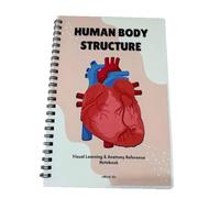 Libro de aprendizaje interactivo completo sobre anatomía humana con músculos, órganos y huesos para el aprendizaje práctico y la práctica Guía de la estructura del cuerpo humano