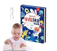 Libro de aprendizaje preescolar - Actividad de habla Interactiva, Libro Educativo Electrónico, Herramienta de aprendizaje de matemáticas e inglés, Libros 'Actividades de desarrollo la Petit