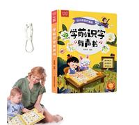 Libro de aprendizaje preescolar - Libros interactivos de audio hablando, Herramienta educativa electrónica, matemáticas de la infancia e inglés | Actividad de aprendizaje Diversión para Les,