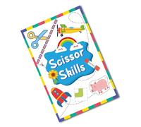 Libro de arte en: Práctica segura de tijera con patrones para aprendizaje temprano y juego en interiores Libro de manualidades con apto para niños pequeños