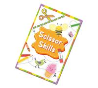 Libro de arte en: Práctica segura de tijera con patrones para aprendizaje temprano y juego en interiores Libro de corte de para niños