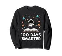 Libro de astronautas 100 días más Inteligente para niñas y Mujeres Sudadera