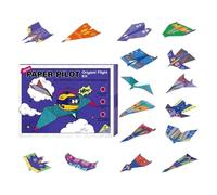 Libro De Aviones De Papel De Bricolaje, Reutilizable, 27x21x7cm, Planos De Papel Plegables Creativos, Sábanas Creativas De 16 Modelos Plegables, , Para Niños, Preescolar, Jardín De Infantes
