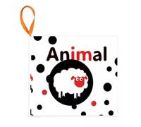 Libro de bebés en blanco y negro con animales
