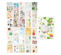 Libro de calcomanías artísticas para adultos, estudiantes, álbumes de recortes, accesorios para álbumes de recortes