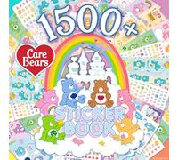 Libro de calcomanías de Care Bears, 1500 calcomanías multicolor para álbum de recortes, planificadores, laptop, botellas de agua y más