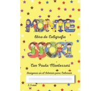 Libro de Caligrafía con Pauta Montessori: Libro para Practicar la Escritura con Letra Ligada utilizando hojas pautadas Montessori de 3,5 mm. Especialmente favorable para Niños entre 6 y 12 años.