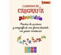 Libro de Caligrafía divertida con pauta Montessori: Cuaderno de Caligrafía para niños con letra ligada escolar, con adivinanzas, chistes, curiosidades, refranes, frases motivadoras