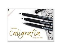 LIBRO DE CALIGRAFIA Y LETTERING ESCRITO POR JAVIER VILA DE LA MARCA TALENS TAMAÑO 21X14.5 CM