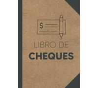 Libro de cheques: Talonario de cheques | cuentas corporativas y auto-emprendedores | Herramienta para freelances | Registro de operaciones bancarias