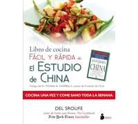 Libro de cocina fácil y rápido de estudio de china