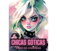 Libro de colorear: 50 Retratos únicos de chicas emo o góticas, todas vestidas de negro o luciendo looks punk
