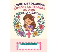 Libro de colorear aprende la palabra de Dios: para nilñas