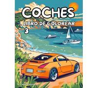 Libro de colorear de coches: El mejor cuaderno de dibujo de coches y matrículas regalo para niños y relajación