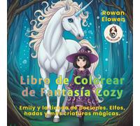 Libro de colorear de fantasía cozy: Emily y la tienda de pociones. Elfos, hadas y más criaturas mágicas: Más de 50 ilustraciones antiestrés para niños y adultos que les encanta la magia y los colores
