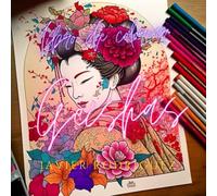 Libro de colorear geishas: Colorea la belleza y elegancia de las geishas japonesas (Colorea tu mundo)