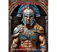 Libro de Colorear Guerreros: 50 Ilustraciones para Niños de 8 a 12 Años y Adultos (Libros de Colorear Crayon Lab)
