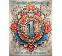 Libro de Colorear Mandala Números: 50 Ilustraciones para Adultos (Libros de Colorear Crayon Lab)