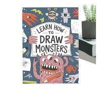 Libro de colorear para niños | Álbum de dibujo para viajes | Actividades artísticas A4 para niñas, adolescentes, casa y viajes con técnicas de pintura y relajación
