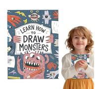 Libro de Colorear para Niños | Cuaderno De Dibujos Divertidos | Actividades Artísticas y Manualidades Relajantes A4 para Niñas, Niños y Adolescentes - Diversión Creativa en Casa y Viaje con Entretenim