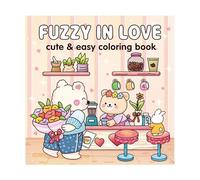 Libro de colorear para niños, libro de colorear fácil, páginas temáticas de matrimonio y amor con ilustraciones lindas para relajación y serenidad