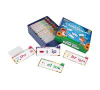Libro de Construcción de Familias de Palabras | 30 Piezas Educativas Reutilizables Interactivas,Tarjetas de Fonética para el Aula | para Escuela, Aula, jardín de Infancia, Preescolar, niños