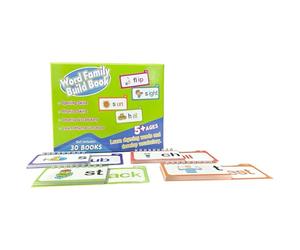 Libro de Construcción de Familias de Palabras | Juguete De Aprendizaje De Vocabulario - Tarjetas Flash Para Palabras Interesantes,Para El Jardín De Guardería El Aula La Casa El Viaje La Escuela En