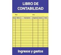 Libro de contabilidad: Cuaderno de contabilidad ingresos y gastos, Libro Mayor Simple / Libro de caja Cuentas Diario de contabilidad para pequeñas empresas | 120 páginas, 6 x 9