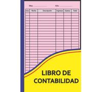 Libro de contabilidad: Cuaderno de contabilidad ingresos y gastos, Libro Mayor Simple / Libro de caja Cuentas Diario de contabilidad para pequeñas empresas | 120 páginas, 6 x 9